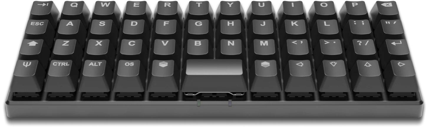 Planck ortholinear keyboard