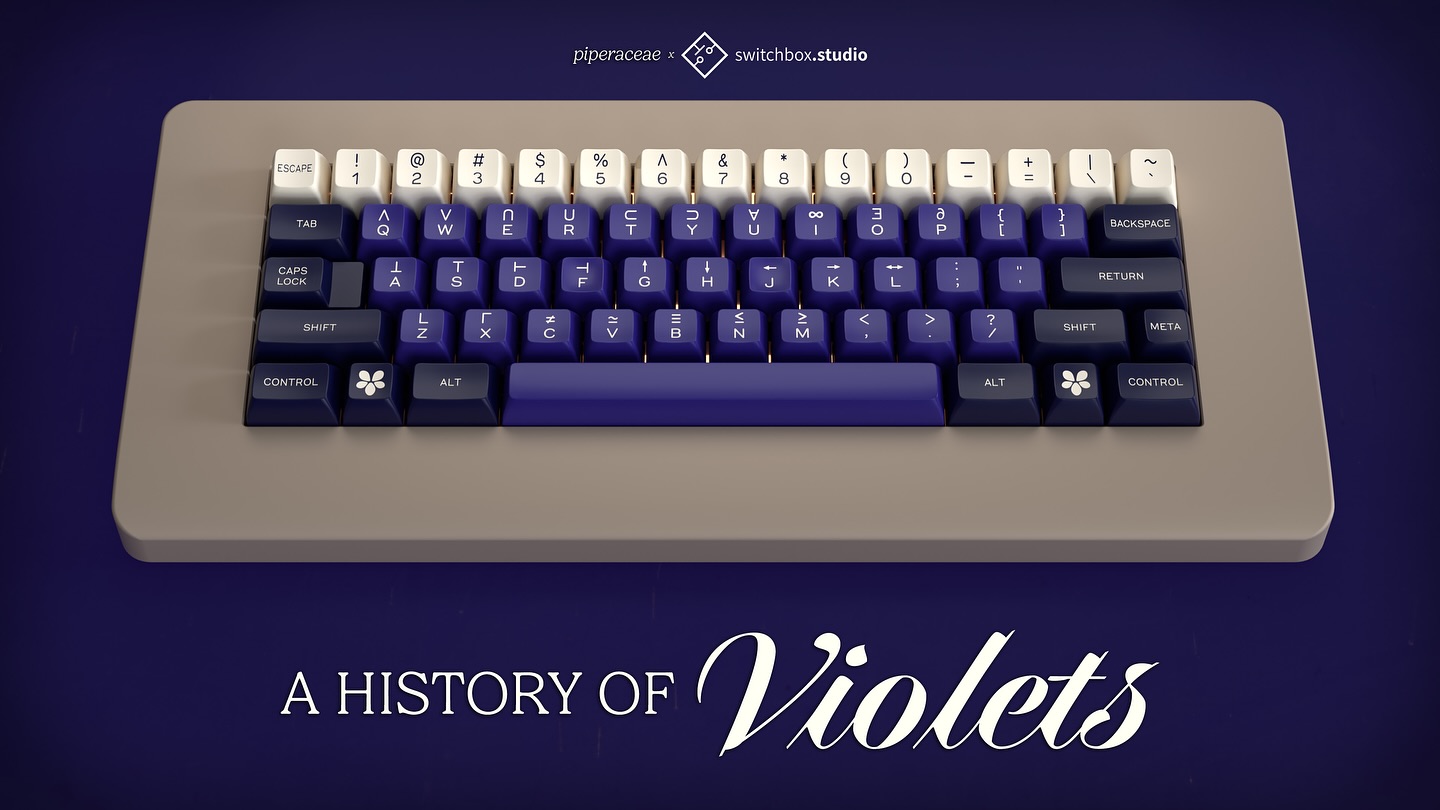 Novelty keycaps: A History of Violets